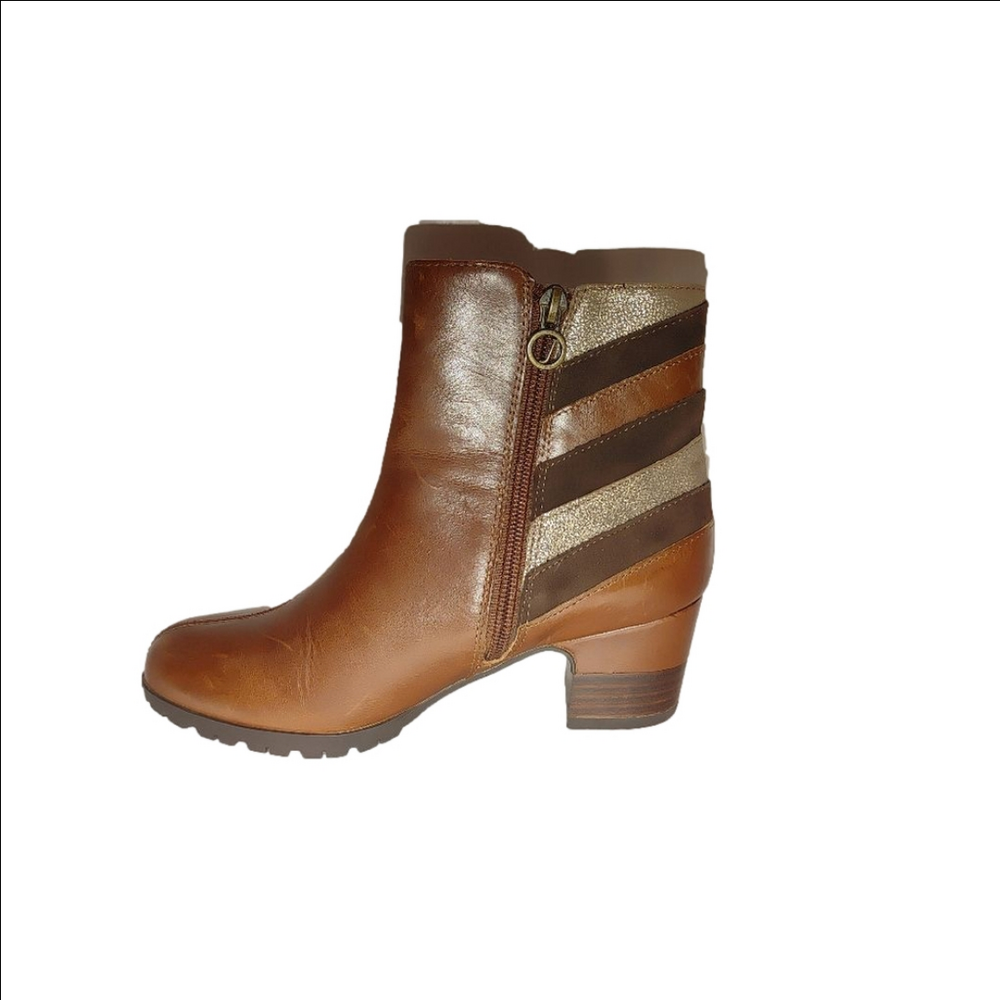 Jambu Anal Leather Boots Size 6.5m